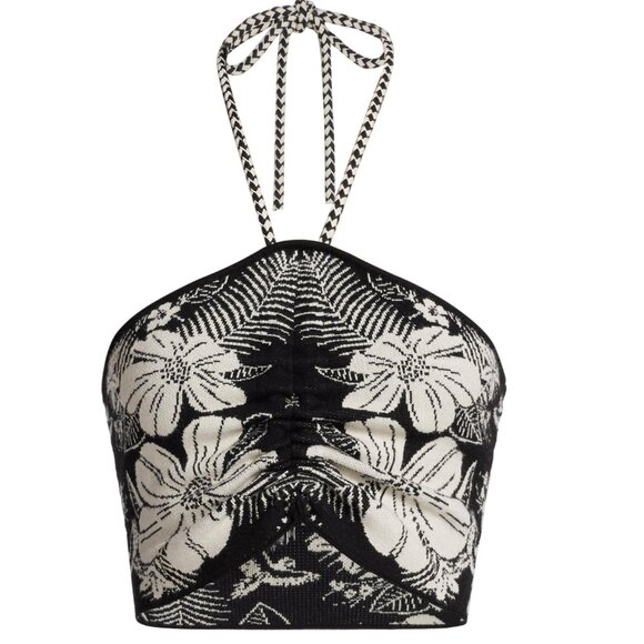 FARM RIO Black Macaw Elegance Knit Top - Picture 6 of 6